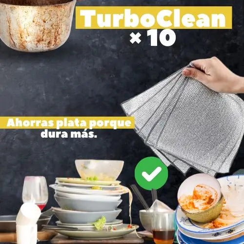 🚀TURBO CLEAN paños paga 5 lleva 10