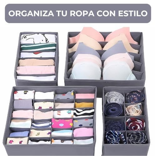 OrganizeX™ ×4 organizadores