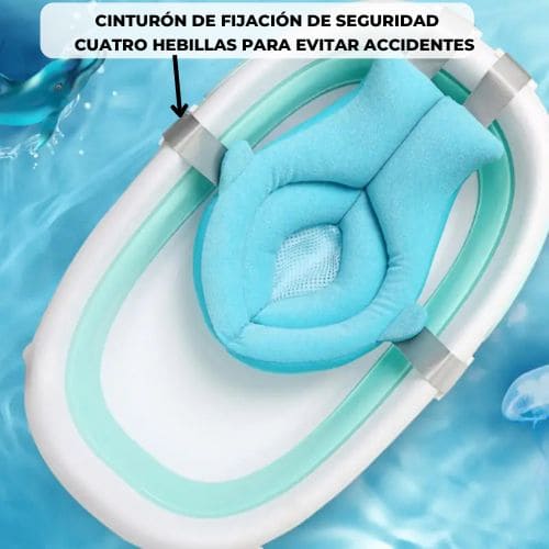 BabyBath™ Cojin de baño +guía de como preparar el baño para tu bebe