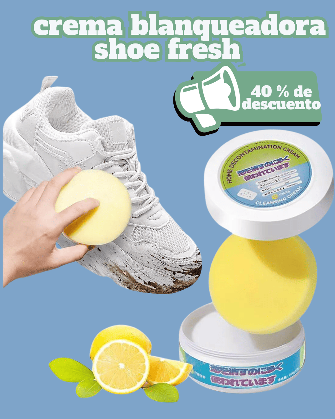 crema blanqueadora shoe fresh Pro™